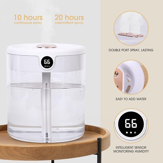 Desktop Humidifier, Humidifier For Bedroom, Baby Room, humidifier sensor - Image 3