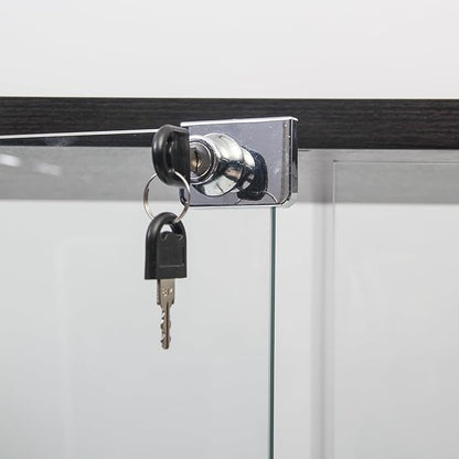 Yoluckea 5 Shelves Glass Display Cabinet - Image 5