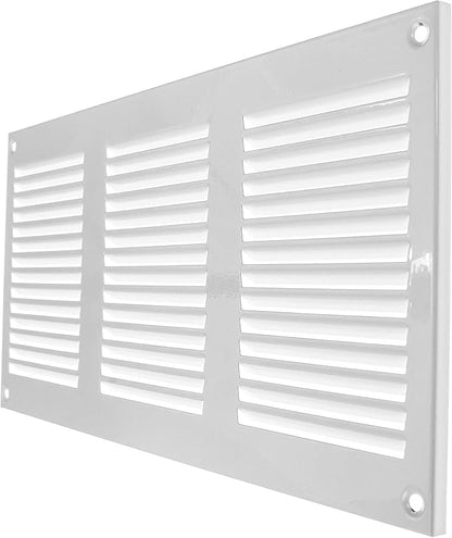 Vent Systems 12" x 6" Inch Scratch Resistant White Metal Vent Cover - Image 7