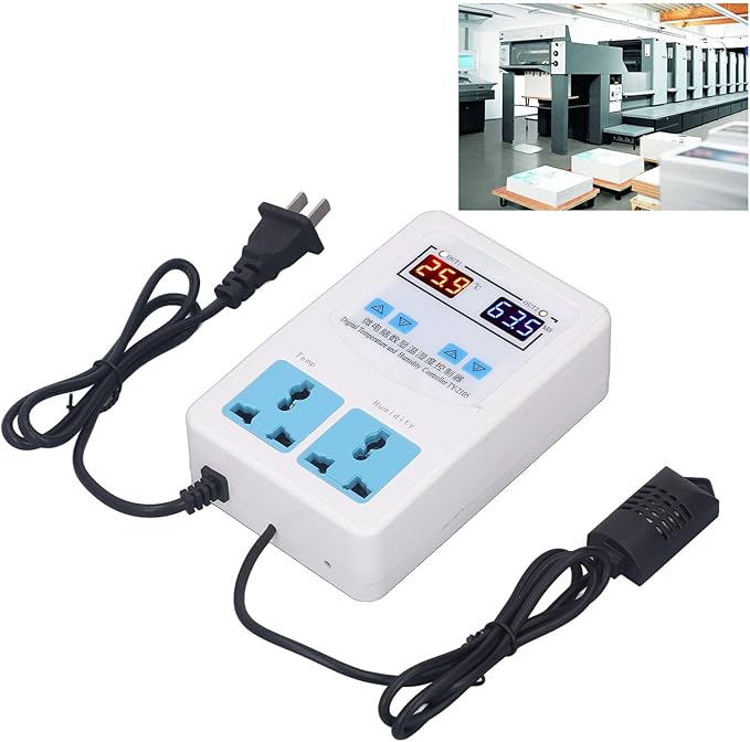 Digital Humidity Thermostat, Temperature Humidity Controller Easy Installation - Image 4
