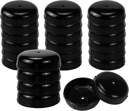 1-1/2 inch Wrought Iron Patio Furniture Feet Caps, 24 Packs Round Plastic by YourHomeApplianceMates
