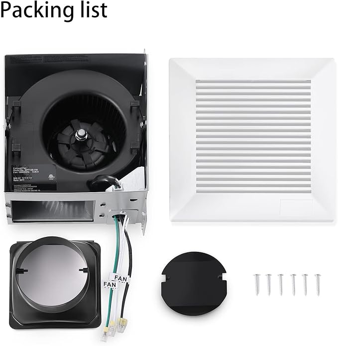 Bathroom Exhaust Fan 110 CFM Very Quiet - Image 9