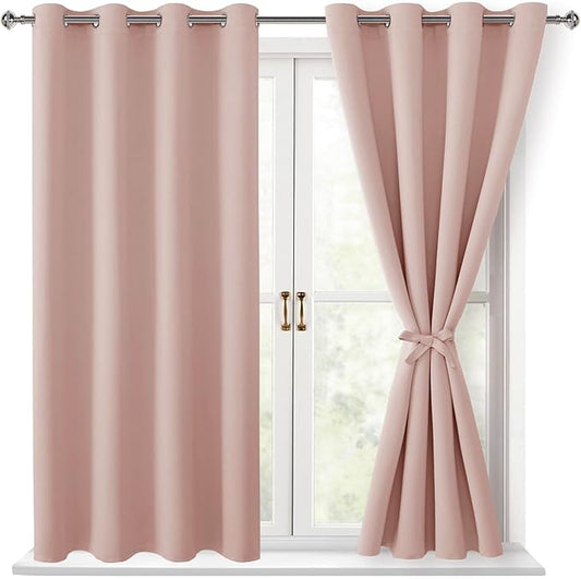 Hiasan Blackout Curtains for Bedroom, 52 x 54 Inches Long by Hiasan