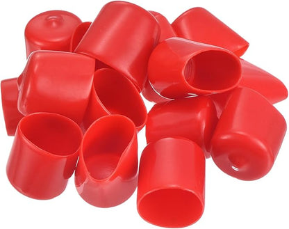 uxcell 20pcs Rubber End Caps 22mm ID Vinyl Round Tube Bolt Cap Cover Thread - Image 4