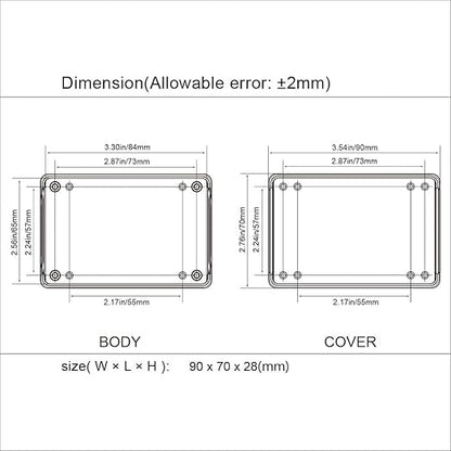 LeMotech Project Box 5 Pieces ABS Plastic Electrical Project Case Small - Image 7