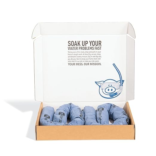 PIG Mildew-Resistant Absorbent Sock | Water Absorbing Snake | 3" W x 4' L | - Image 8