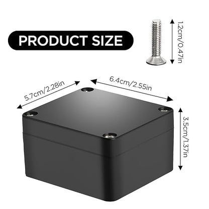 6PCS Electronic Project Box, IP65 Waterproof Dustproof ABS Plastic Junction - Image 2