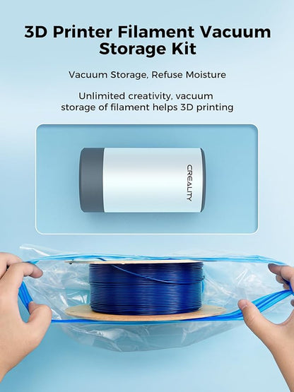 Creality Filament Vacuum Storage Kit, Automatic Pump, Premium Cleaning Drying - Image 2
