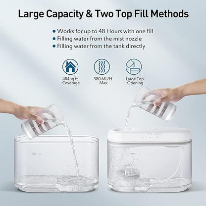 Top Fill Humidifiers for Bedroom Large Room, Super Easy Clean Humidifier - Image 5