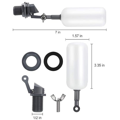 3 Pcs Stable Float Ball Valve Shut Off 1/2" Automatic Fill Feed Humidifier Tank - Image 5