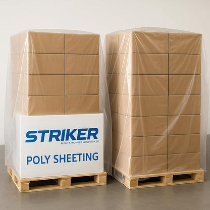 STRIKER Plastics Clear 6 Mil Plastic Sheeting 10' x 100' – Heavy Duty Poly - Image 4