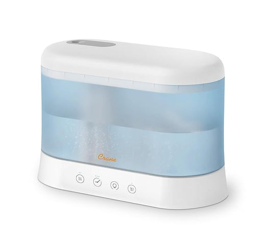 Crane 1.9 Liter Top Fill Cool Mist Humidifier & Essential Oil Diffuser by Crane