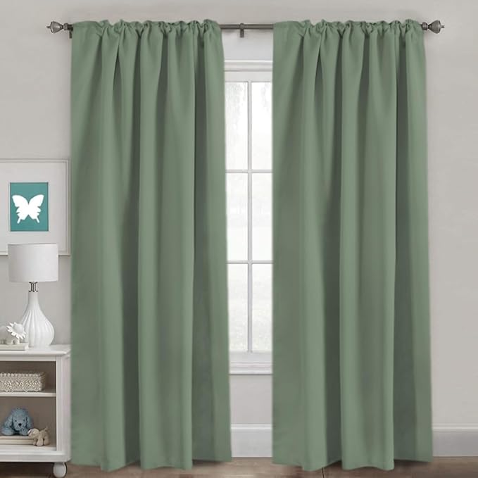 H.VERSAILTEX Blackout Curtains Thermal Insulated Window Treatment Panels Room - Image 2