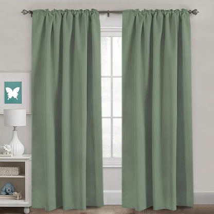 H.VERSAILTEX Blackout Curtains Thermal Insulated Window Treatment Panels Room - Image 2
