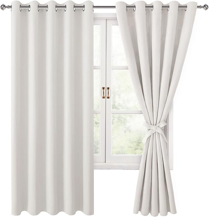 Hiasan Room Darkening Curtains for Bedroom, 60 x 72 Inches by Hiasan