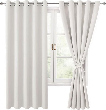 Hiasan Room Darkening Curtains for Bedroom, 60 x 72 Inches by Hiasan