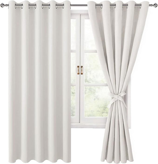 Hiasan Room Darkening Curtains for Bedroom, 60 x 72 Inches by Hiasan