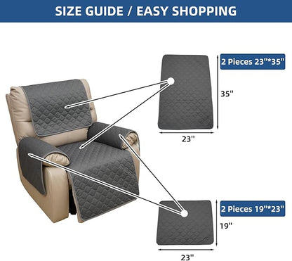 Eismodra Waterproof Recliner Chair Covers - Image 6
