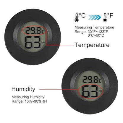 6-Pack Mini Hygrometer Thermometer Digital LCD Monitor Indoor/Outdoor Humidity - Image 2