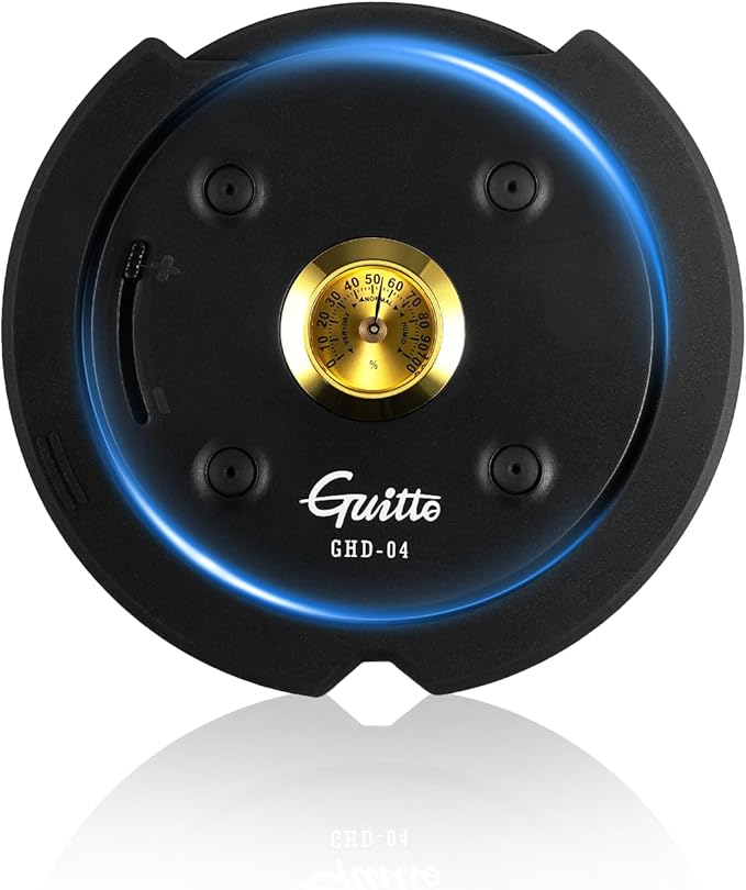 GUITTO Guitar Humidifier Acoustic Soundhole Cover, 2 in 1 Humidity, Suitable by Guitto
