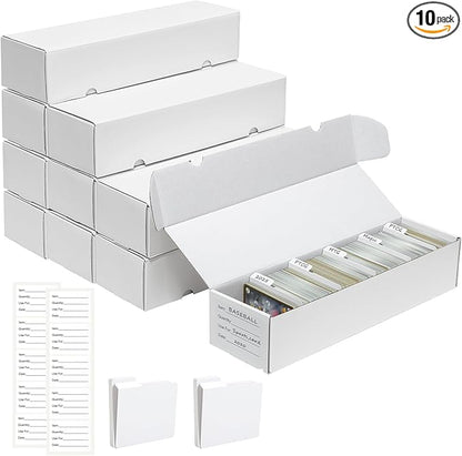 QINGUANG Trading Card Storage Box | 10 Pack • 1100 Count MTG Card Storage Box | by QINGUANG