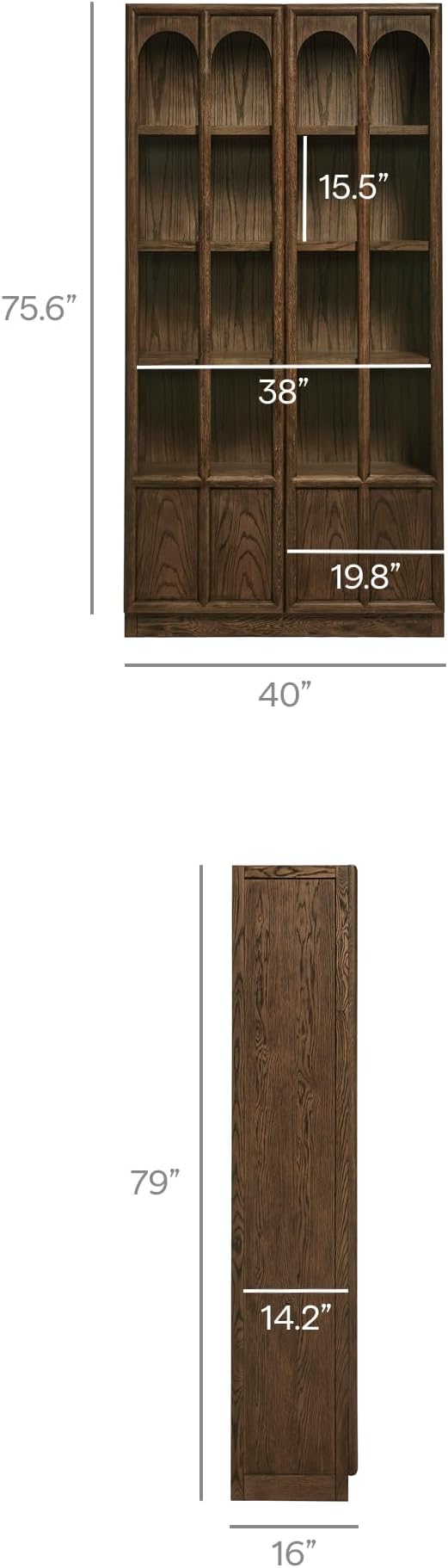 Modway Anwen 79" Wood Display Cabinet - Image 3