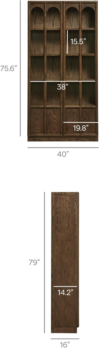 Modway Anwen 79" Wood Display Cabinet - Image 3