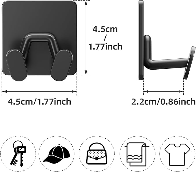 10 Pack Shower Hooks for Inside - Image 4