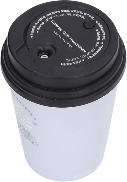 Coffee Cup Humidifier, Compact Lightweight Cute Desktop Humidifier - Image 7