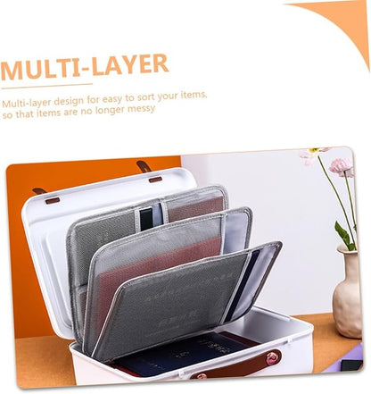 Portable Document Organizer Bag Capacity Storage Case - Image 4
