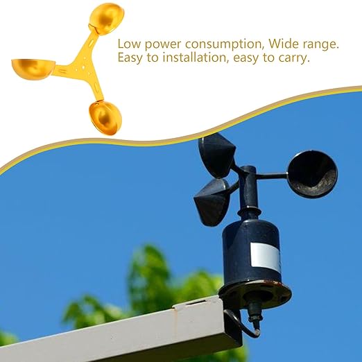 Cup Aluminum Anemometer Wind Speed Sensor Replacement Wind Measurement Part - Image 6