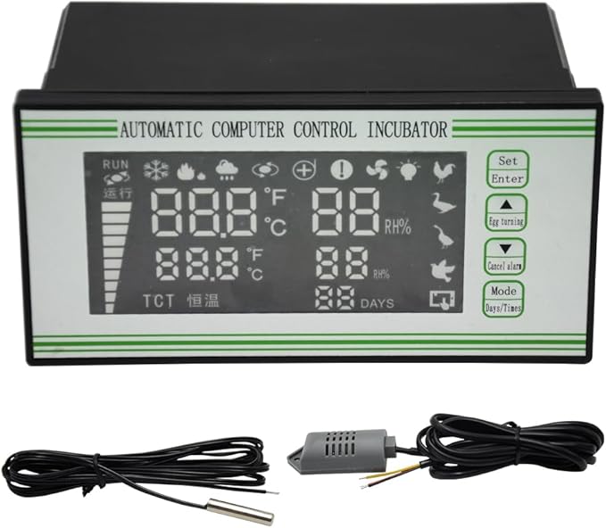 Fully Automatic XM-18S Incubator Controller Thermostat Temperature Humidity by Unknown