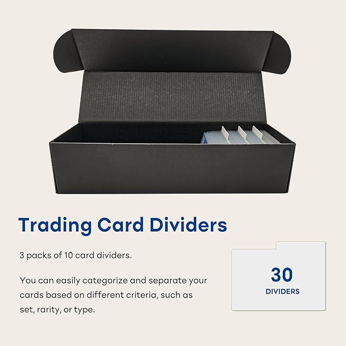 Trading Card Storage Box with Dividers - Image 4