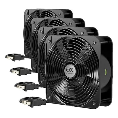 AC Infinity AXIAL 2060, Muffin Fan, 120V AC 200mm x 200mm x 60mm High Speed by ACInfinity