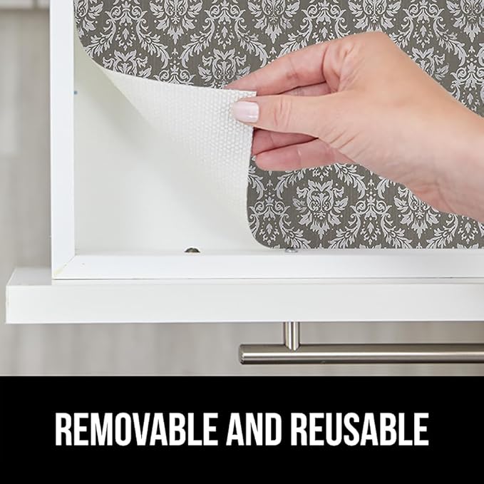 GORILLA GRIP DripGuard Shelf Liner, Non-Adhesive Drawer and Kitchen Cabinet - Image 6