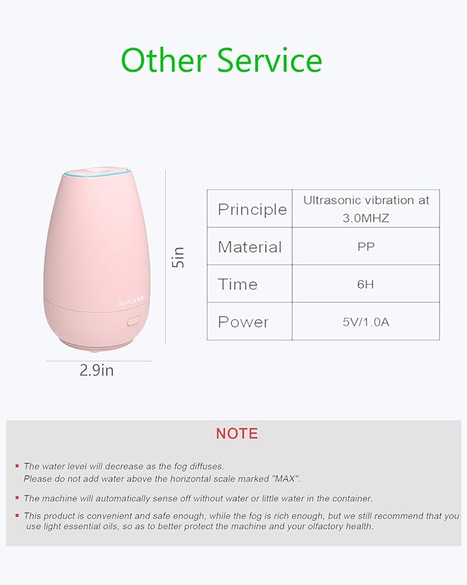 SOICARE Car Diffuser, Small Portable Car Essential Oil Diffuser - Image 6