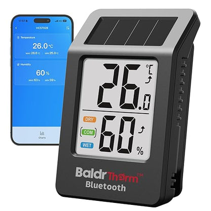 BaldrTherm Bluetooth Thermometer Wireless, Smart Thermometer by BaldrTherm