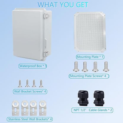 Outdoor Waterproof Box, IP67 ABS Junction Box Electrical Enclosure - Image 4