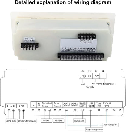 XM‑18SD Egg Incubator Controller Large-Screen 5 Modes Intelligent Temperature - Image 3