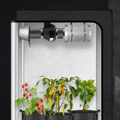 iPower 4 Inch 195 CFM Inline Fan Circulation Vent Blower, Air Carbon Filter and - Image 5