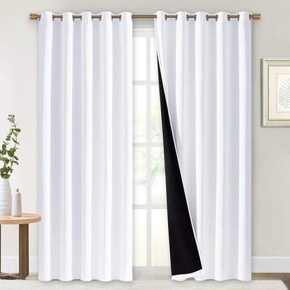 NICETOWN 100% Blackout Window Curtain Panels, Cold and Full Light Blocking by NICETOWN