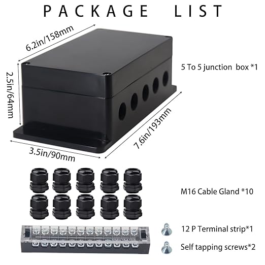 Watertight Junction Box, IP67 Waterproof Electrical Project Box - Image 7