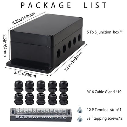 Watertight Junction Box, IP67 Waterproof Electrical Project Box - Image 7