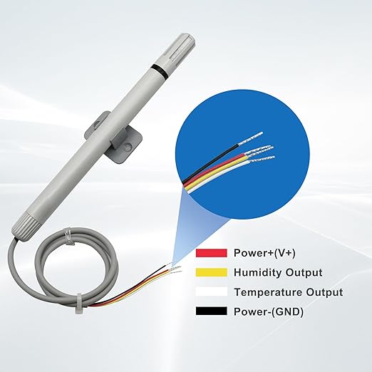 Tzone Temperature and Humidity Sensor 4-20 mA Temp Humidity Transmitter - Image 6