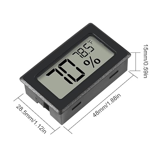 12 Pack Mini Hygrometer Indoor Humidity Meter Hygrometer Thermometers Humidity - Image 2