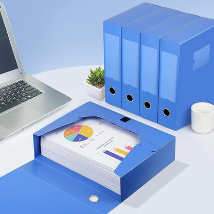 HUA JIE A4 Storage File Boxes Plastic Archives Cases - Image 9