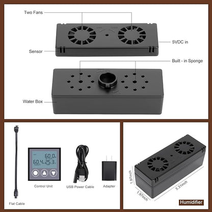 Electric Cigar Humidifier for Cigar Humidor Box - Image 3