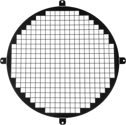 Repa Market 10" Inch Black Galvanized Steel Round Crawl Space Vent Grid by RepaMarket