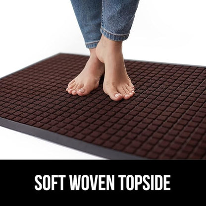 GORILLA GRIP 100% Waterproof All-Season WeatherMax Doormat US Designed Natural - Image 7