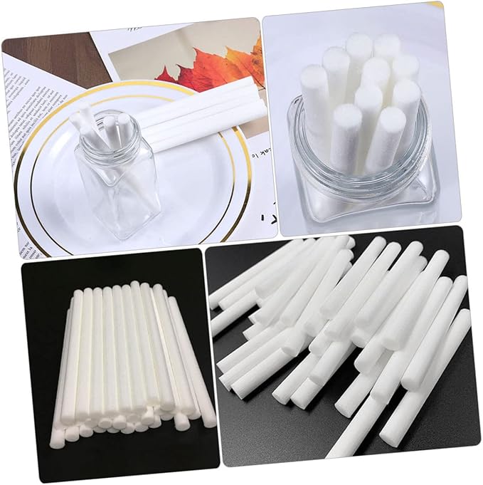 PRETYZOOM 15Pcs Aroma Diffuser Sticks Absorbent Cotton Essential Oil Volatile - Image 6